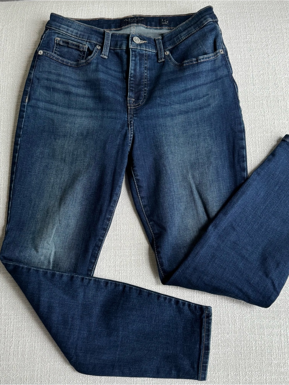 Lucky Brand 8 29 Ankle Mid Rise Skinny Ava Dark Blue Women's Jeans